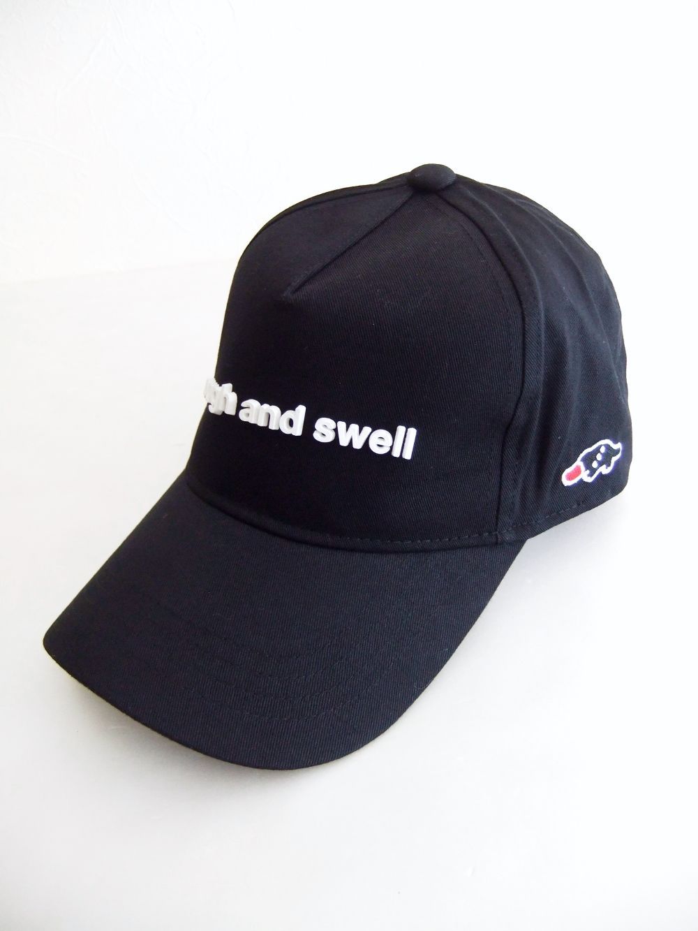 SIMPLE B.B. CAP  ( ブラック )  ロゴ入りキャップ