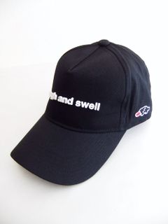 SIMPLE B.B. CAP  ( ブラック )  ロゴ入りキャップ