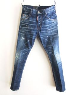 DARK TECHNO SURF WASH SKATER JEANS  スケーター ジーンズ   S74LB1274
