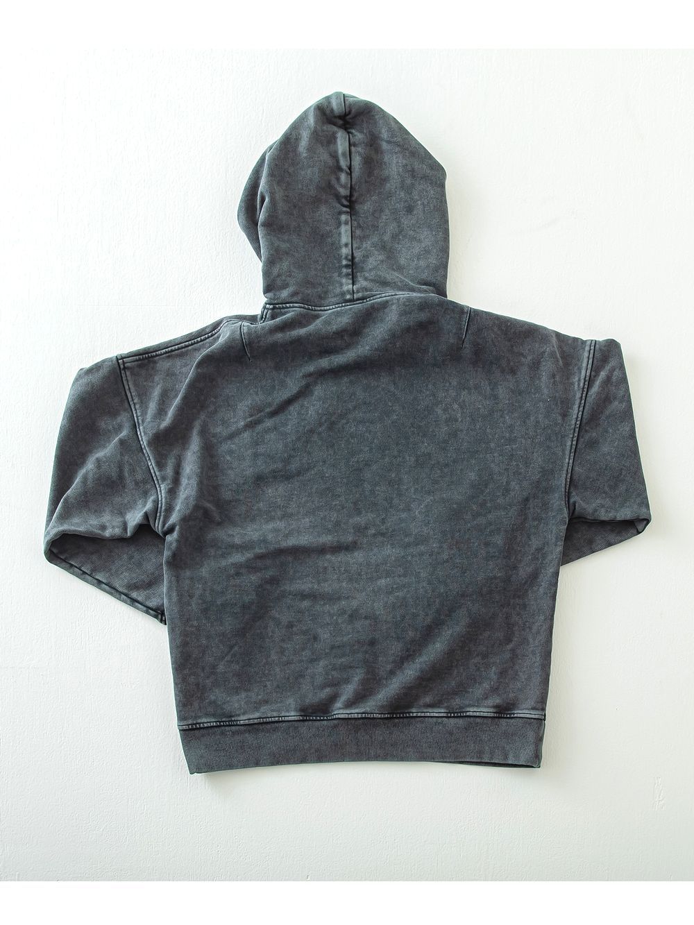 VINTAGE loose hoodie  (ブラック)  度詰め裏毛ヴィンテージルーズパーカー