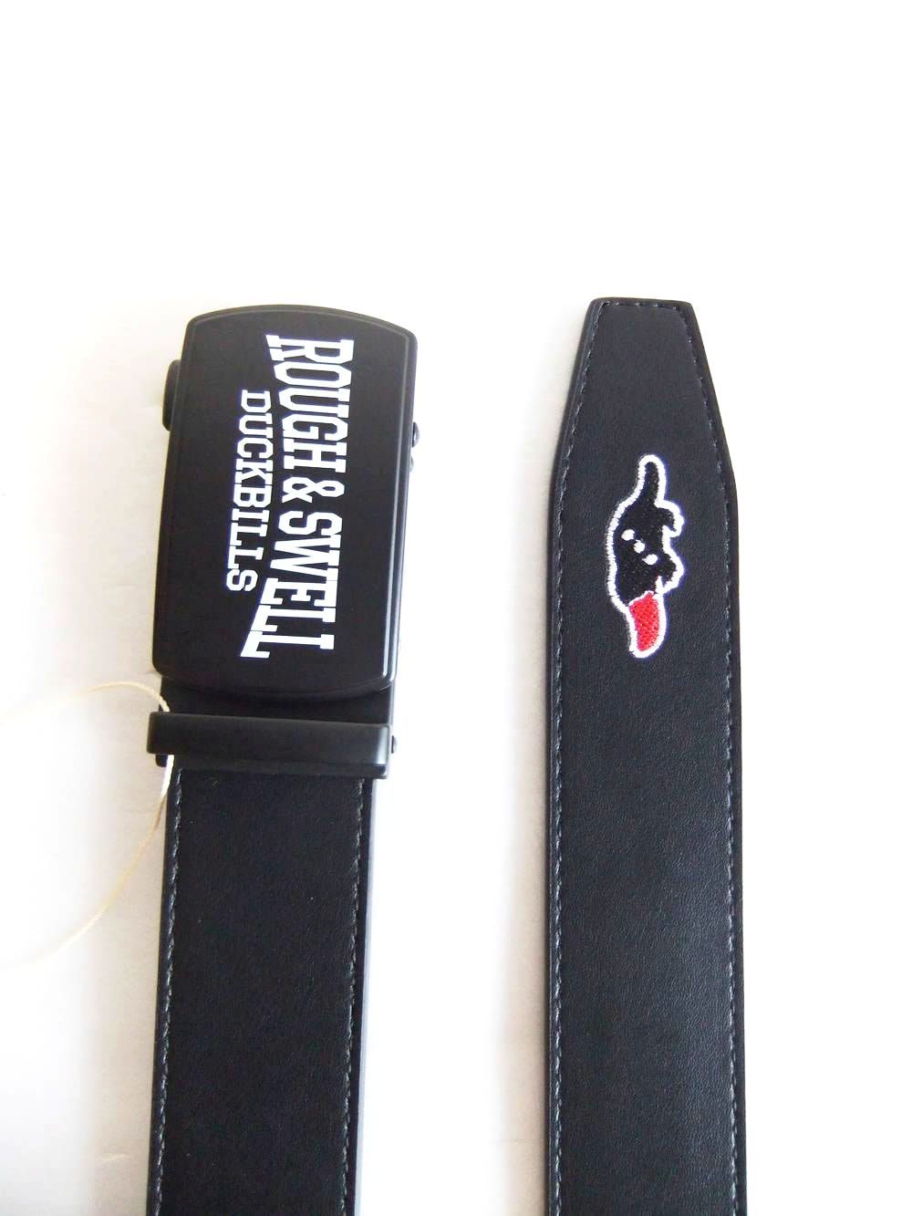 rough & swell - SLIDE BACKLE BELT R&S ロゴベルト (ブラック) RSA