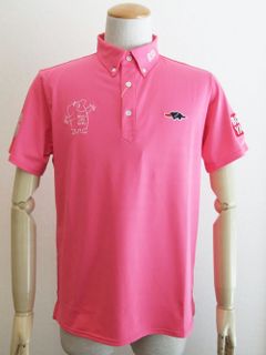 FAT BOY POLO  (ピンク)   半袖ポロシャツ  RSM-21003