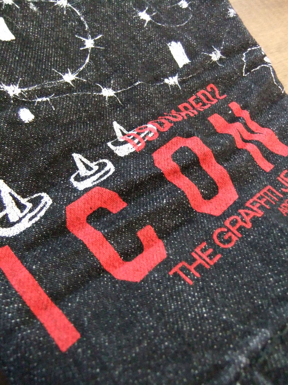 ICON ROCK PRINT WASH SKATER JEAN  スケーター ジーンズ   S79LA0014