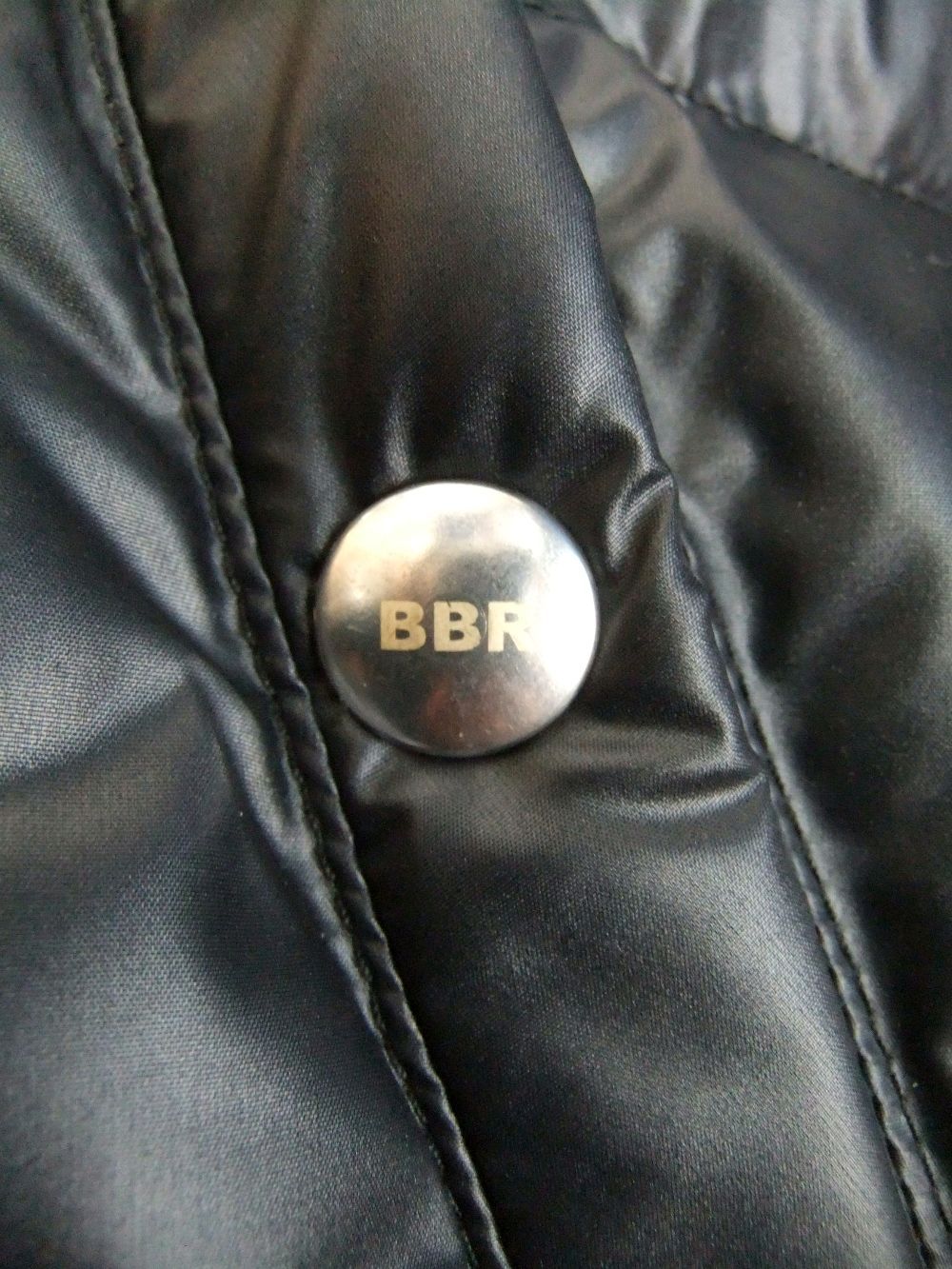 BBR  ダウン × ニット ハイブリッド ロング ダッフル コート  (チャコール)