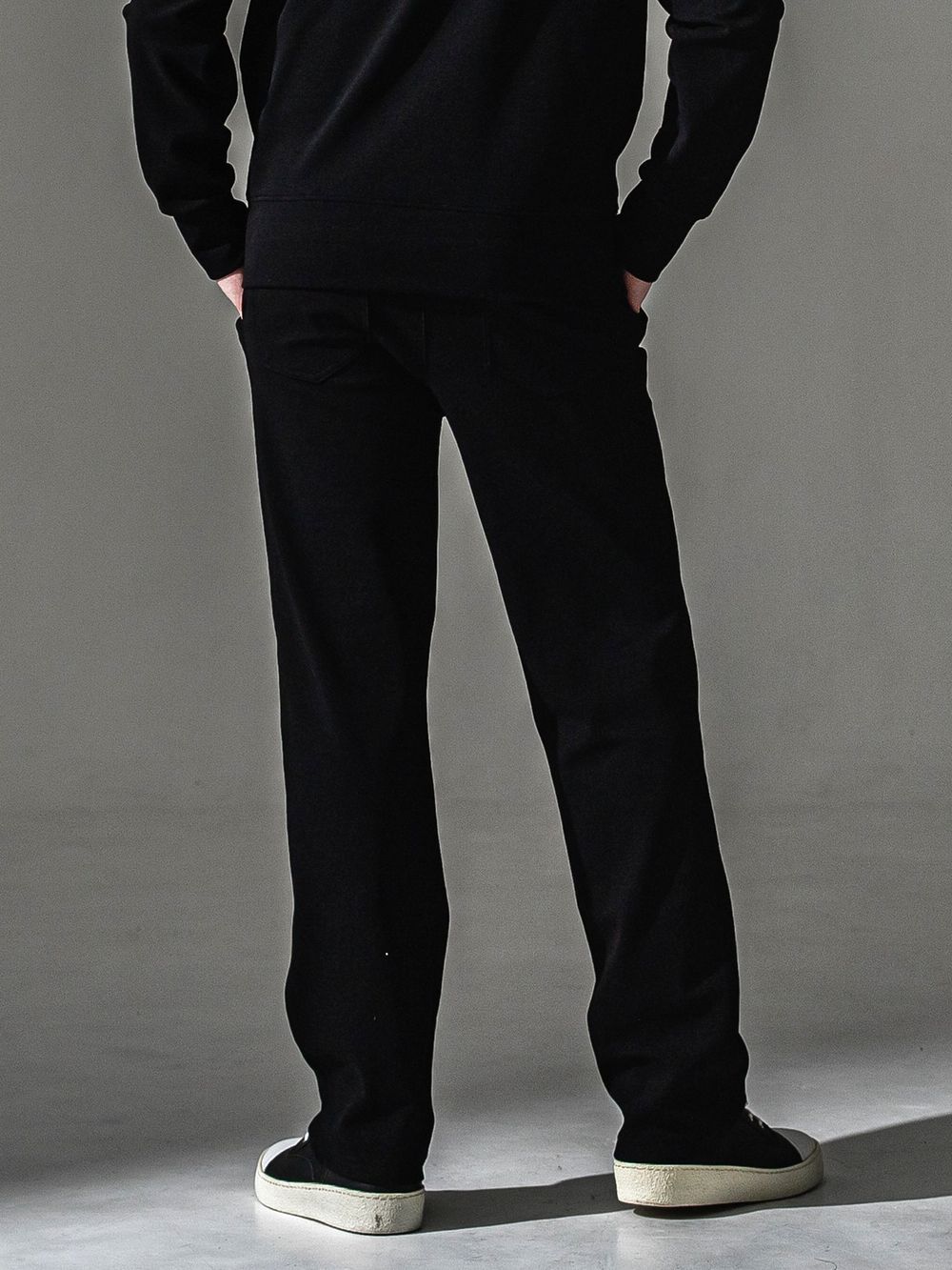 CHRIS EASY WIDE TUCK PANTS   ワイド イージーパンツ （ブラック）