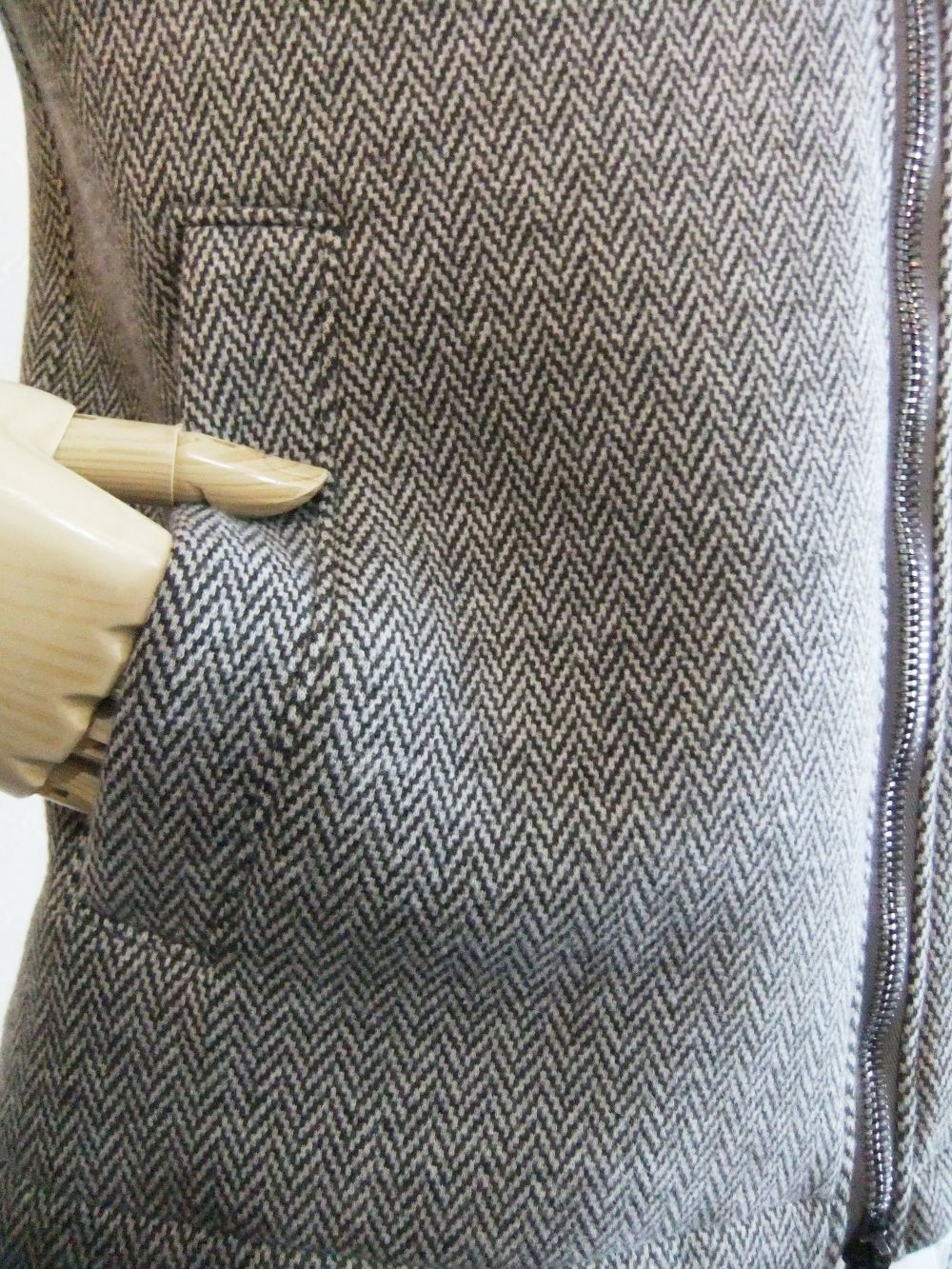 RESORT  ヘリンボーン ジャージ フーディーブルゾン   GI009UR/13146S