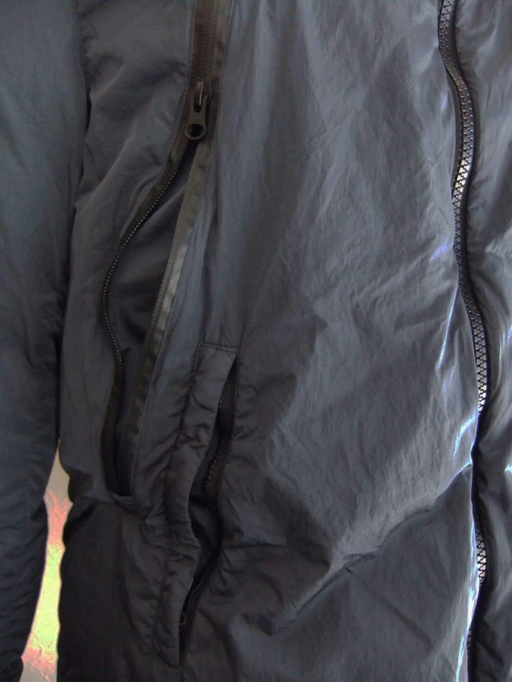 ANORAK  フード 取り外し付き ダウンブルゾン