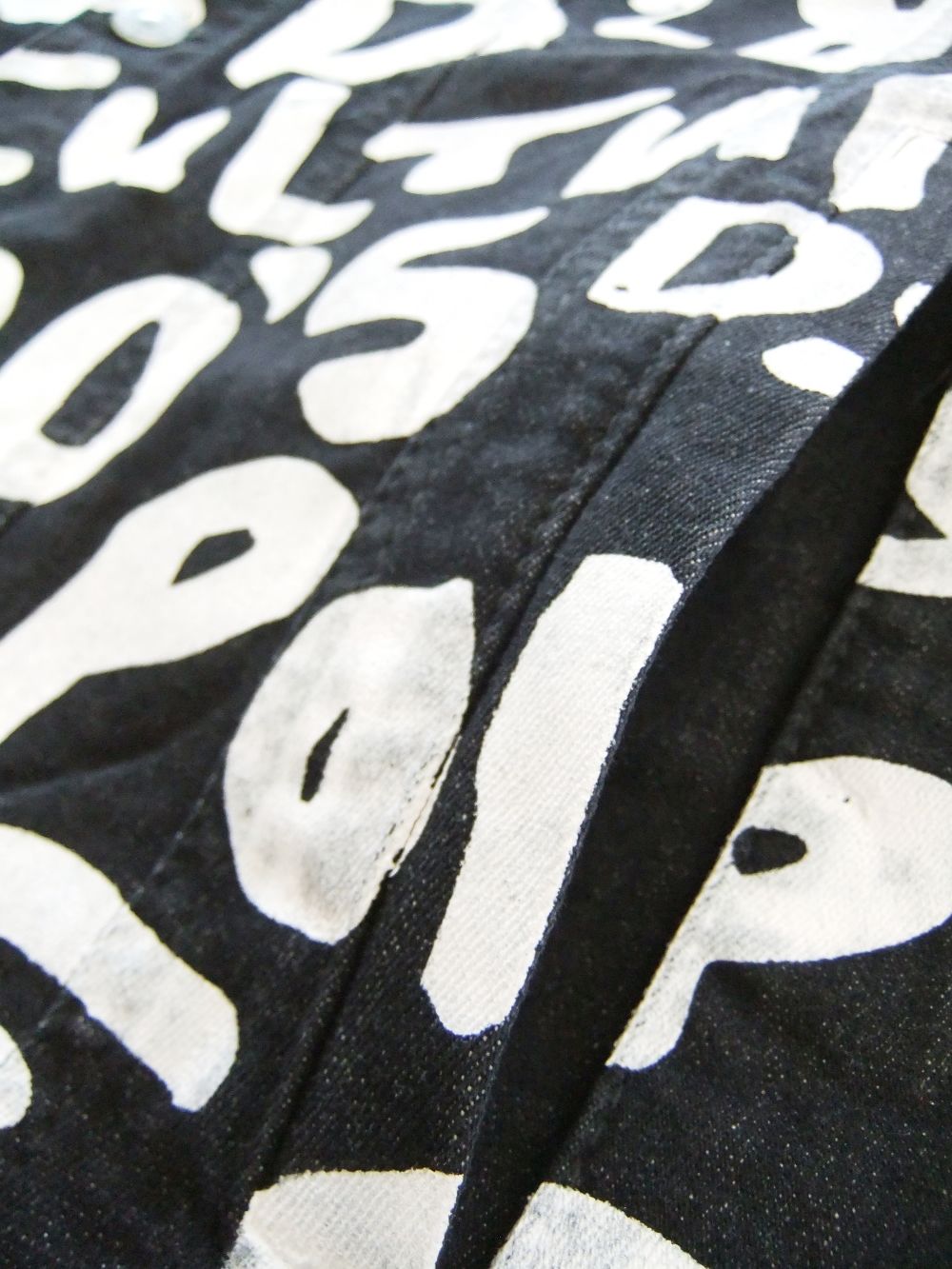 D2 POP 80'S JEAN JACKET   80's ポップロゴ デニムジャケット    S74AM1462