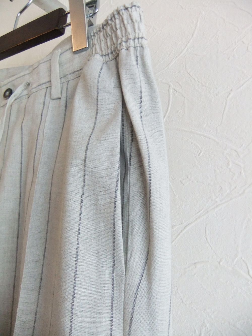 MASACCIO マサッチョ   TECNO LINEN STRIPE リネン ストライプ パンツ A4360R
