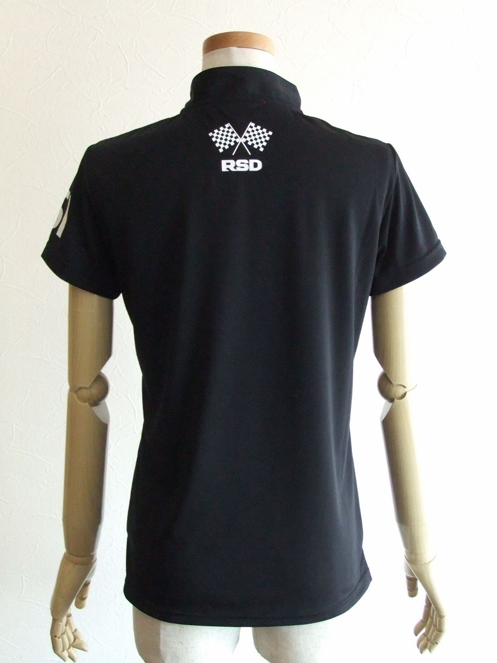 【LADIES】 CIRCUIT ROUGH-NECK W.  (ブラック)  ロゴ ラフネック   RSL-22024