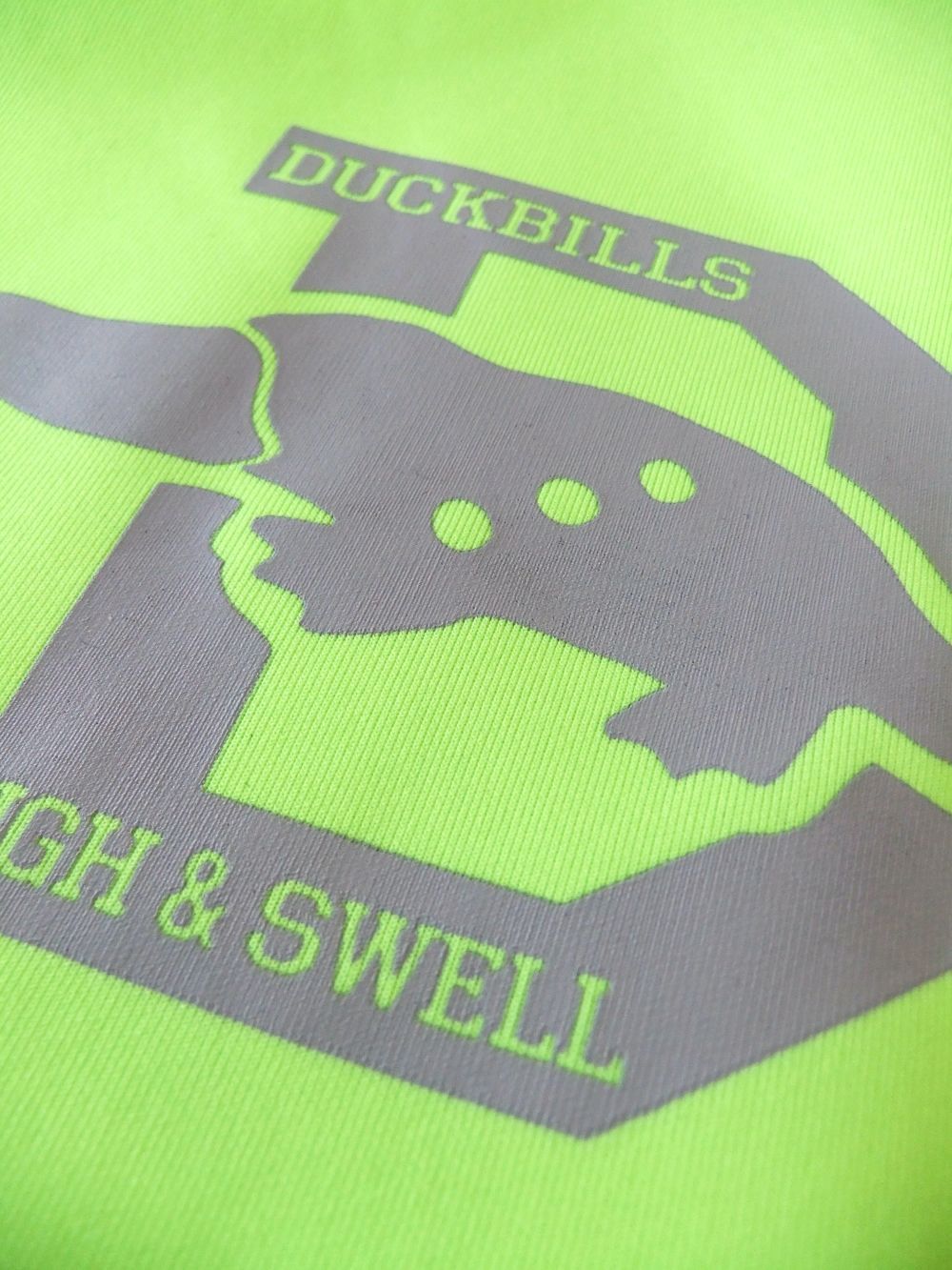 DUCKBILLS MOCK  (イエロー)  モックネック 半袖ポロシャツ RSM-23030