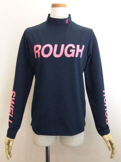 【LADIES】  BIG LOGO MOCK L.S. W.  (ネイビー) ロゴモックネック   RSL-21220