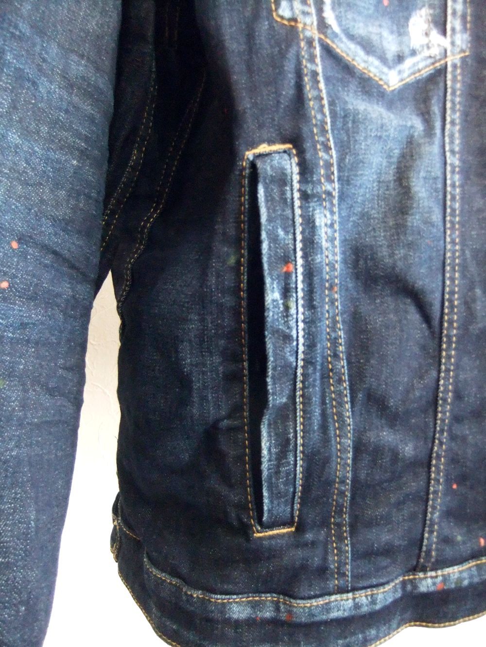 D2 COLLEGE PATCH DENIM JACKET   D2ロゴ デニムジャケット    S74AM1062