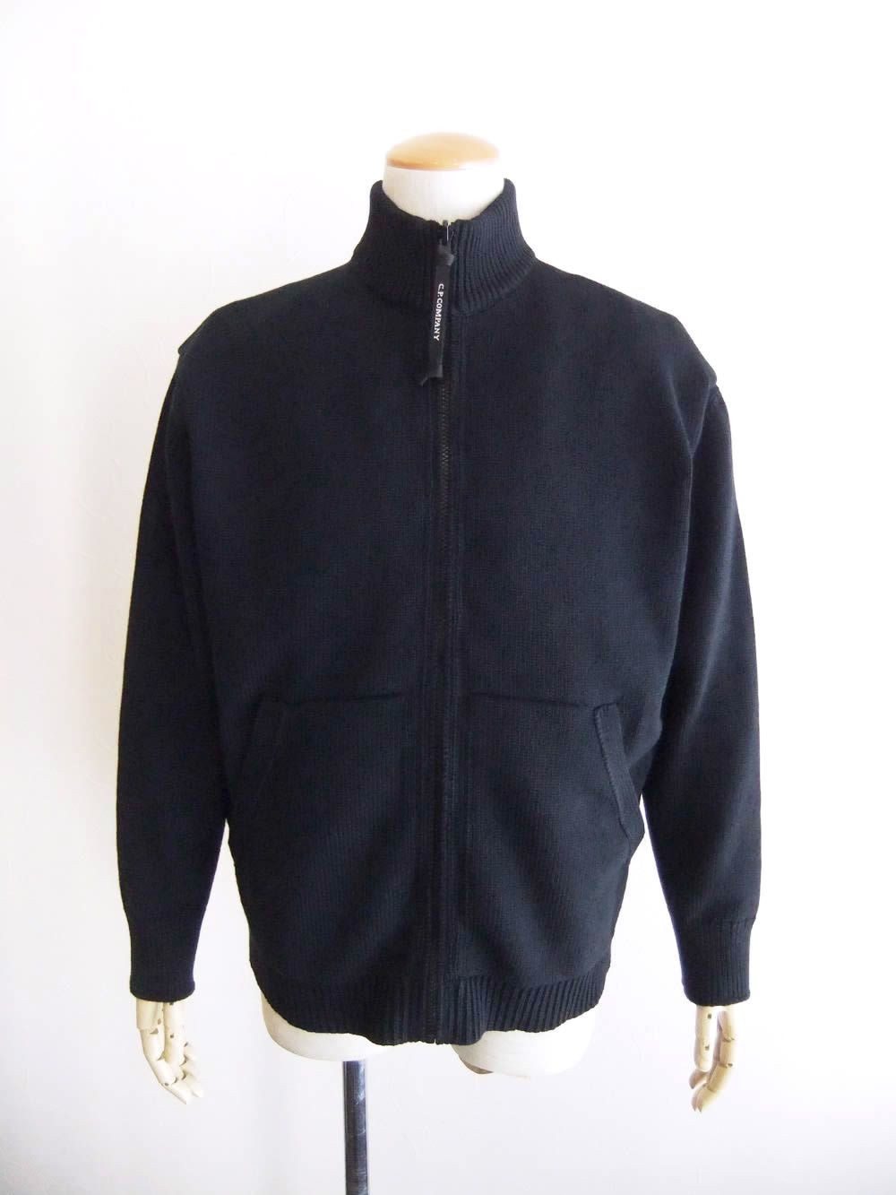 COTTON MIXED ZIPPED CARDIGAN   インナーベスト付き ZIP カーディガン