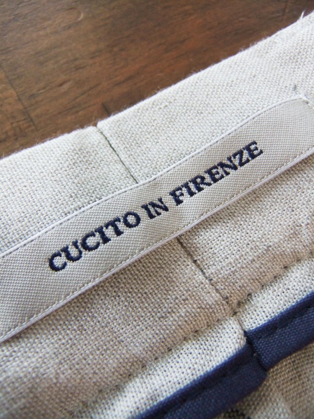 MASACCIO マサッチョ   TECNO LINEN STRIPE リネン ストライプ パンツ A4360R