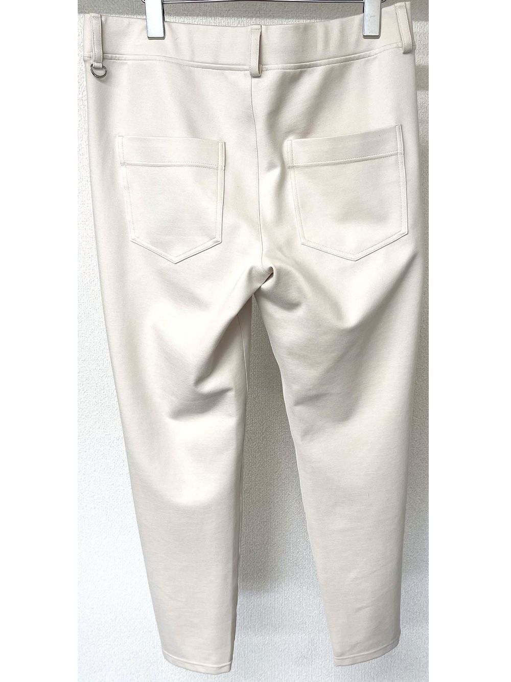 ERIC EASY PANTS BLACK    (オフホワイト)   スラックス型イージーパンツ