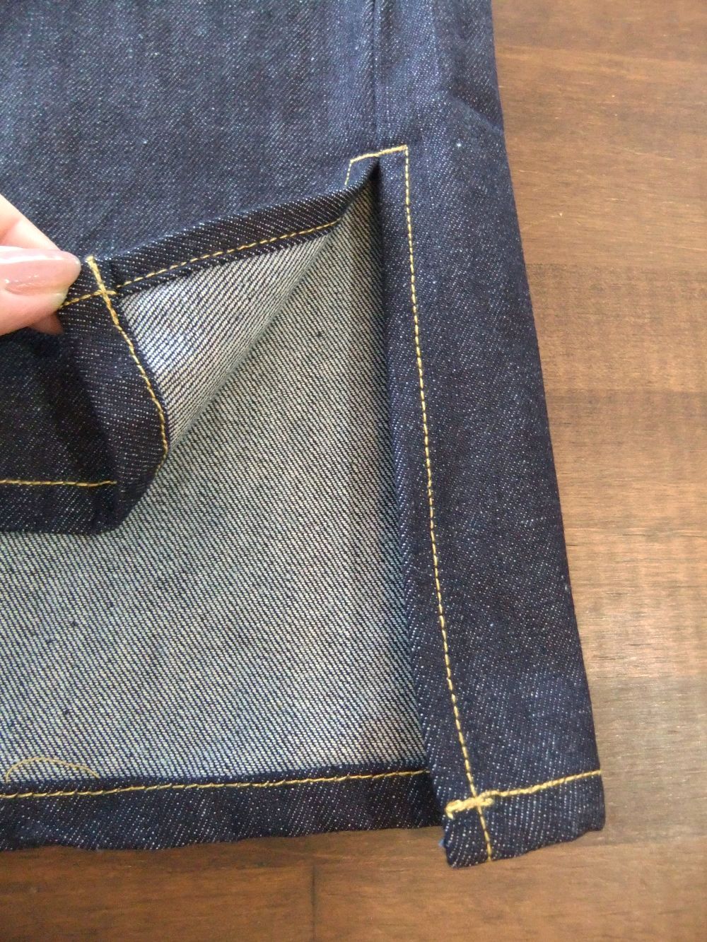 12oz デニム ミディアム スカート   BB31-601