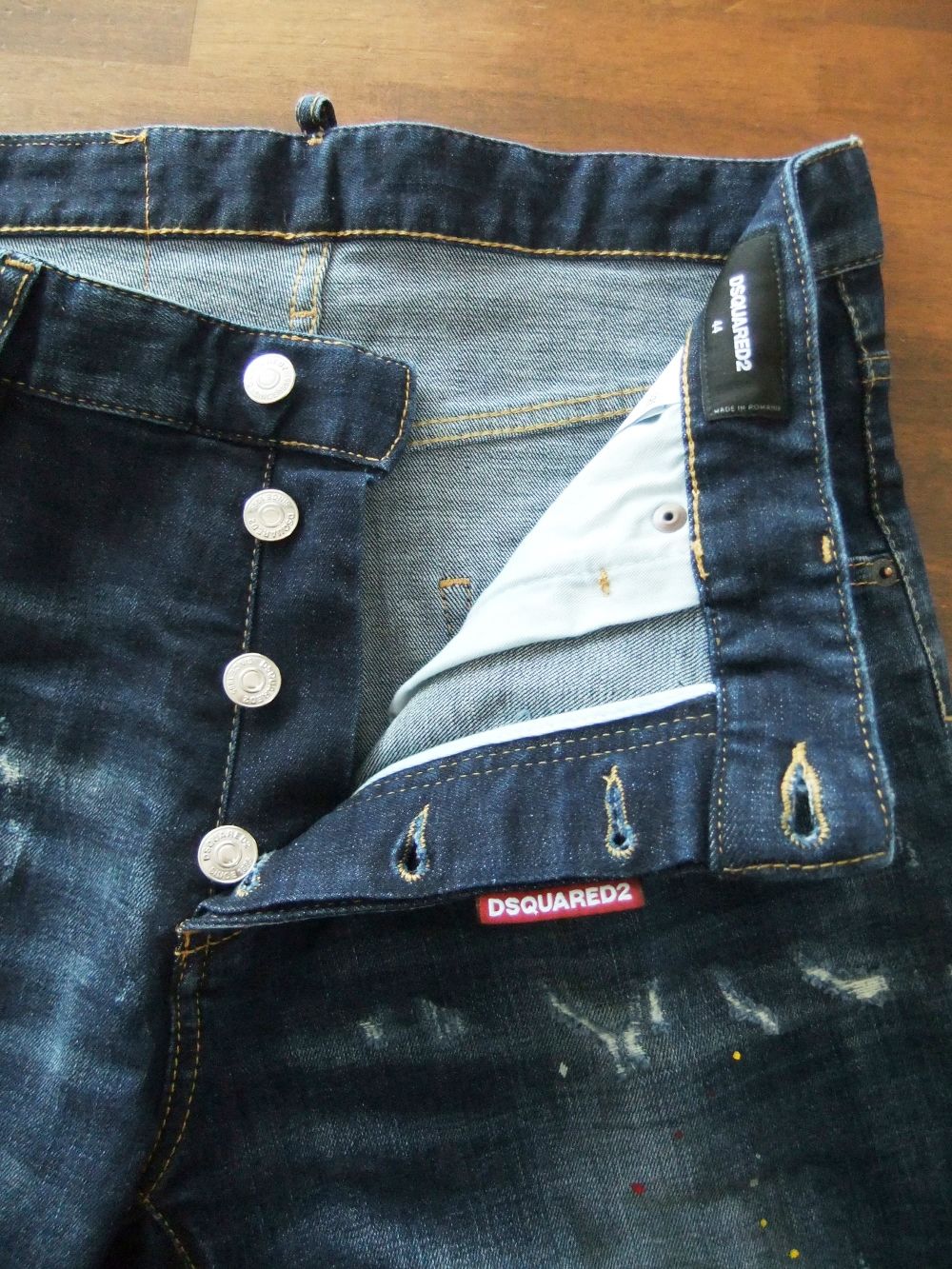 Paint Denim Shorts  ダメージ ハーフジーンズ   S74MU0649
