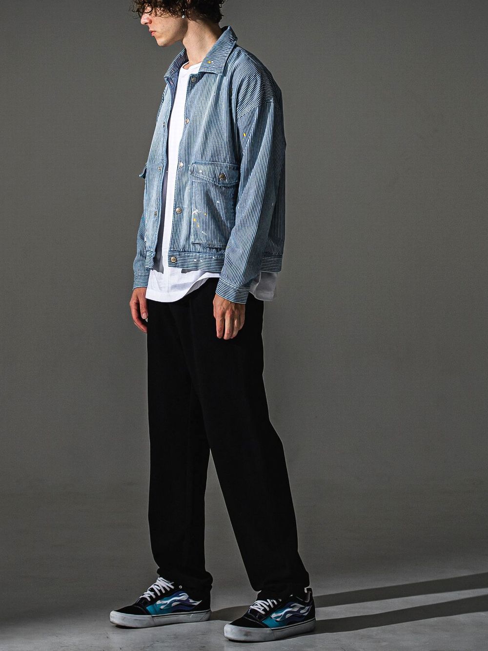 LDENIM AG FLIGHT JK    ヒッコリーデニムジャケット