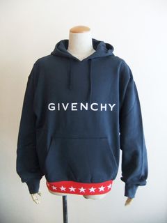 GIVENCHY  ロゴ / STARS 切替フーディー