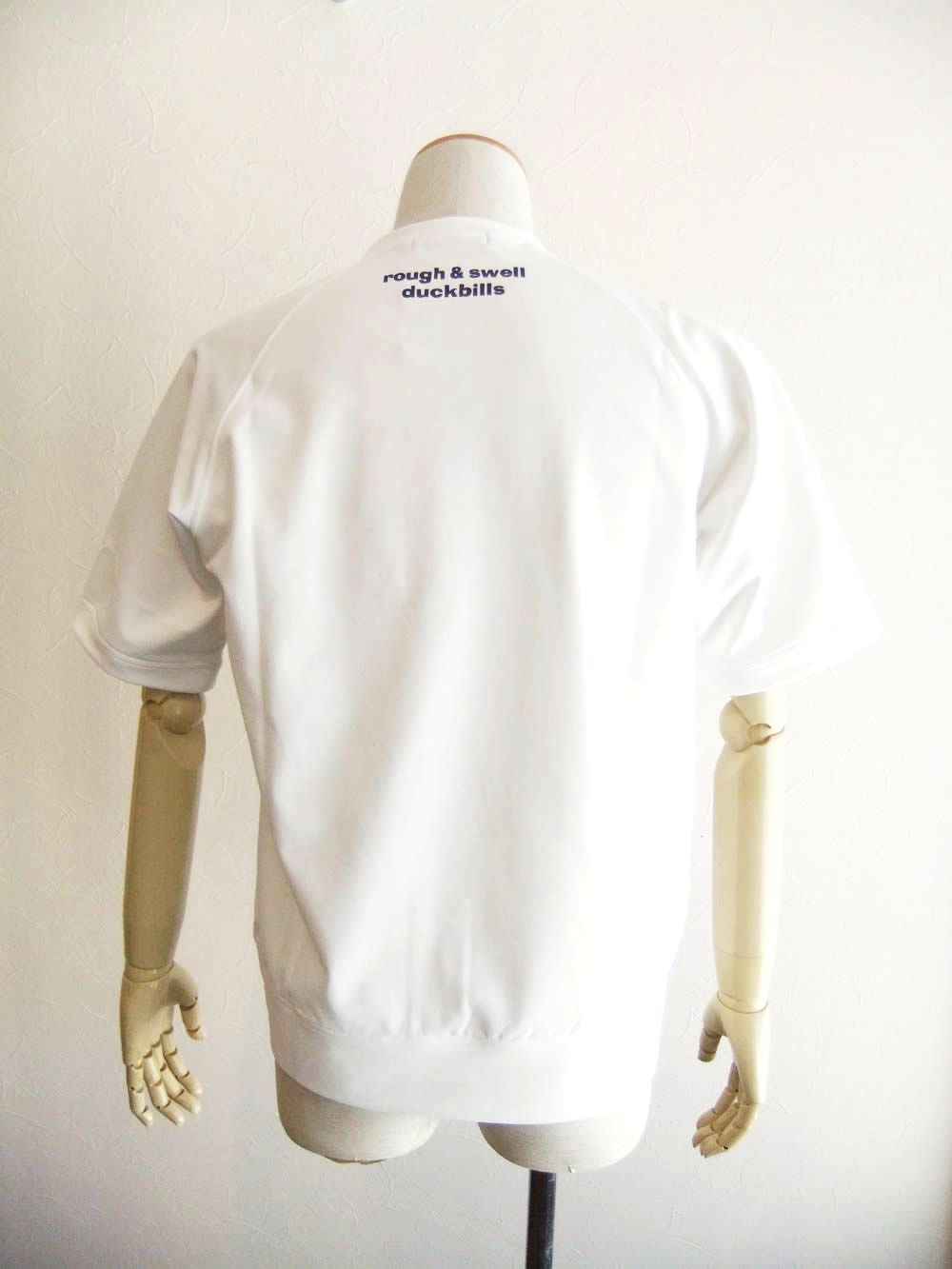 THUMBS UP SWEAT  (ホワイト) ロゴ入り 半袖 スウェット   RSM-26046