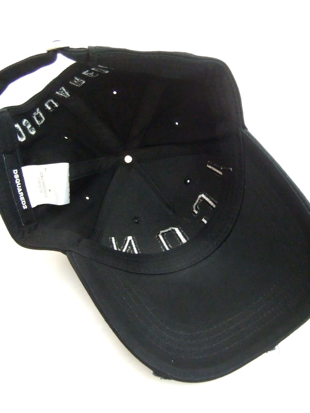 ICON BASEBALL CAP  ロゴ キャップ   S82BC4001 (ブラック×ブラック)