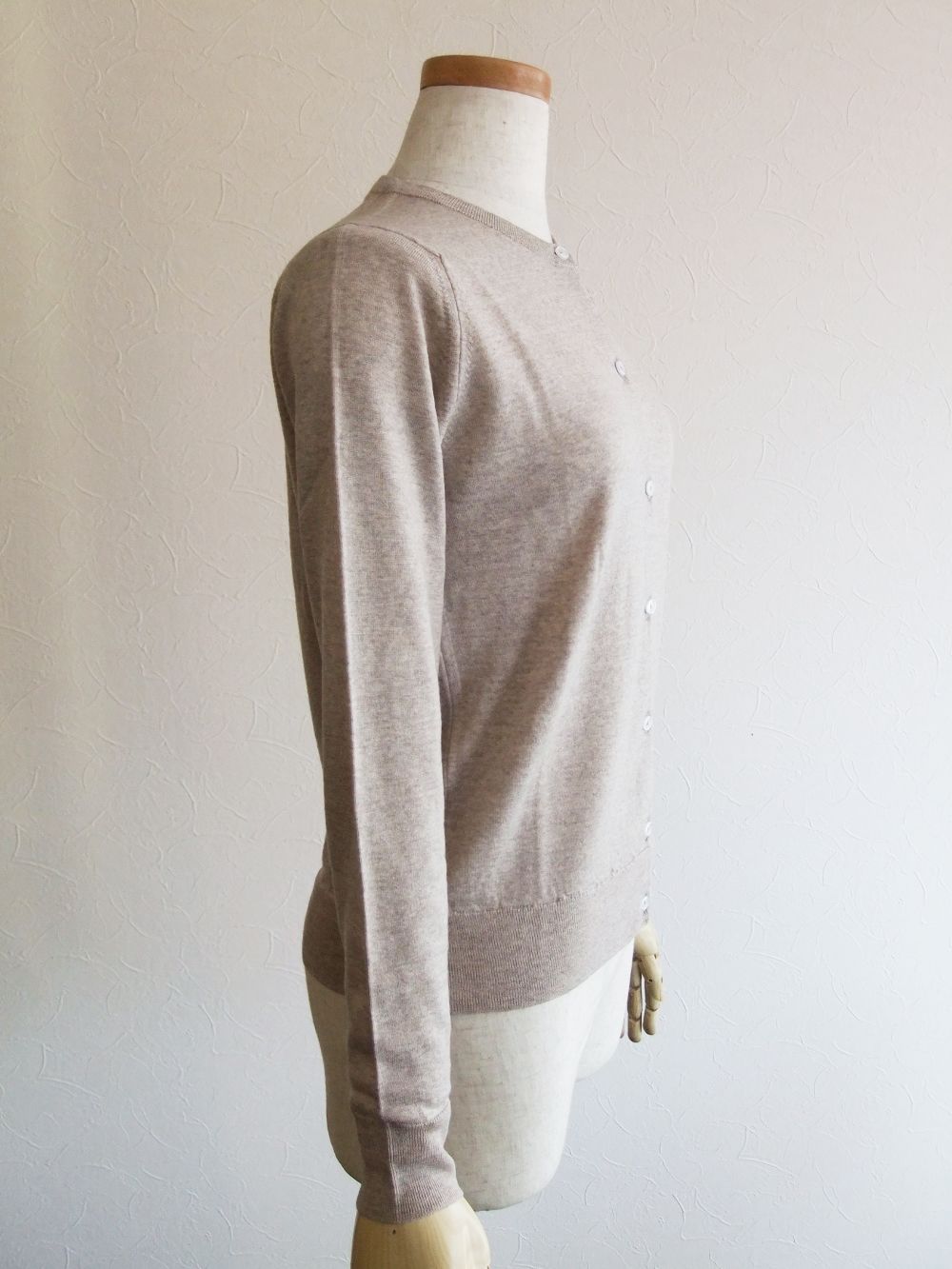 《LADIES》 HELANA  30G ウール カーディガン