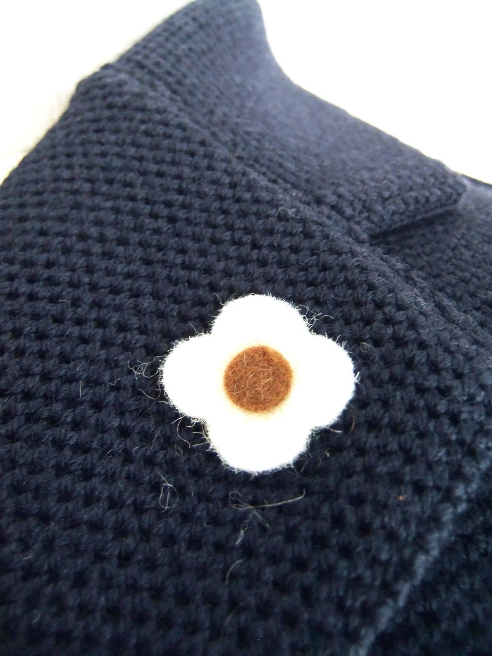 KNIT 2B JACKET  ウール ニットジャケット