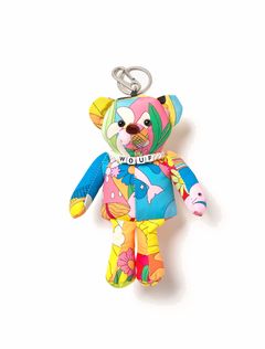 バッグ チャーム 【WOUF】 Magic Trip Bear Charm （マルチフラワー） CH250010