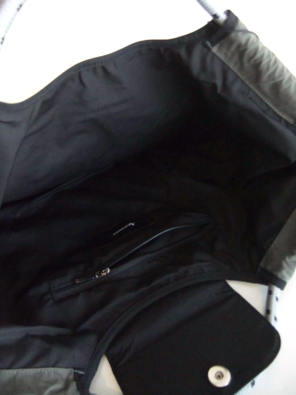 【MICALLE MICALLE Account】 HOMMAGE SEAGUL MOTIF FLAP BAG (グレー) オマージュ フラップ トートバッグ  MAD116GEB