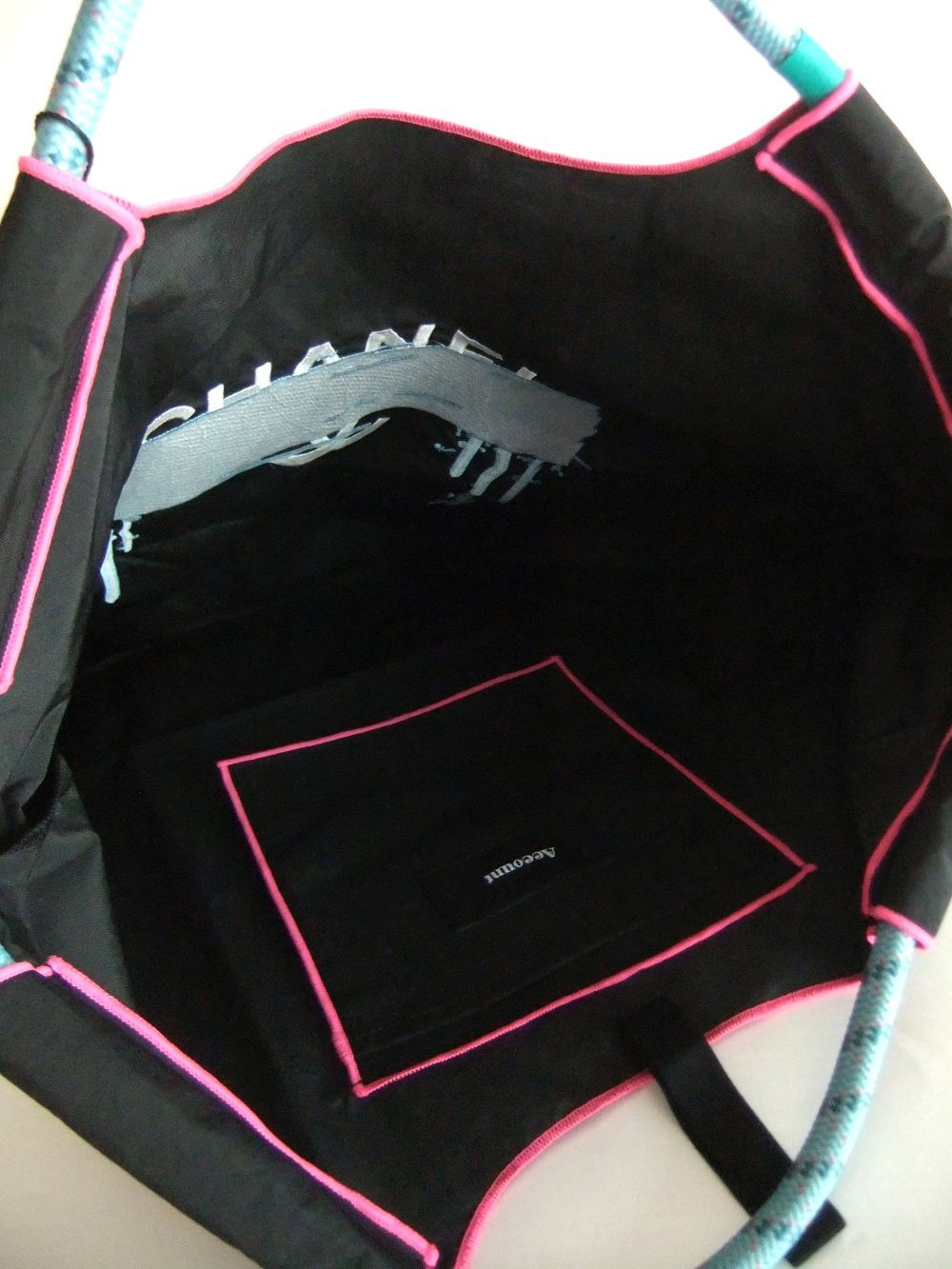 【MICALLE MICALLE Account】 HOMMAGE  CCL TOTE BAG  (ブラック)  オマージュ トートバッグ  MAD100GDE