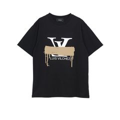 【MICALLE MICALLE Account】 HOMMAGE DORO LZ T-SHIRT   (ブラック)   ロゴ T-SHIRT   MAD116TDB