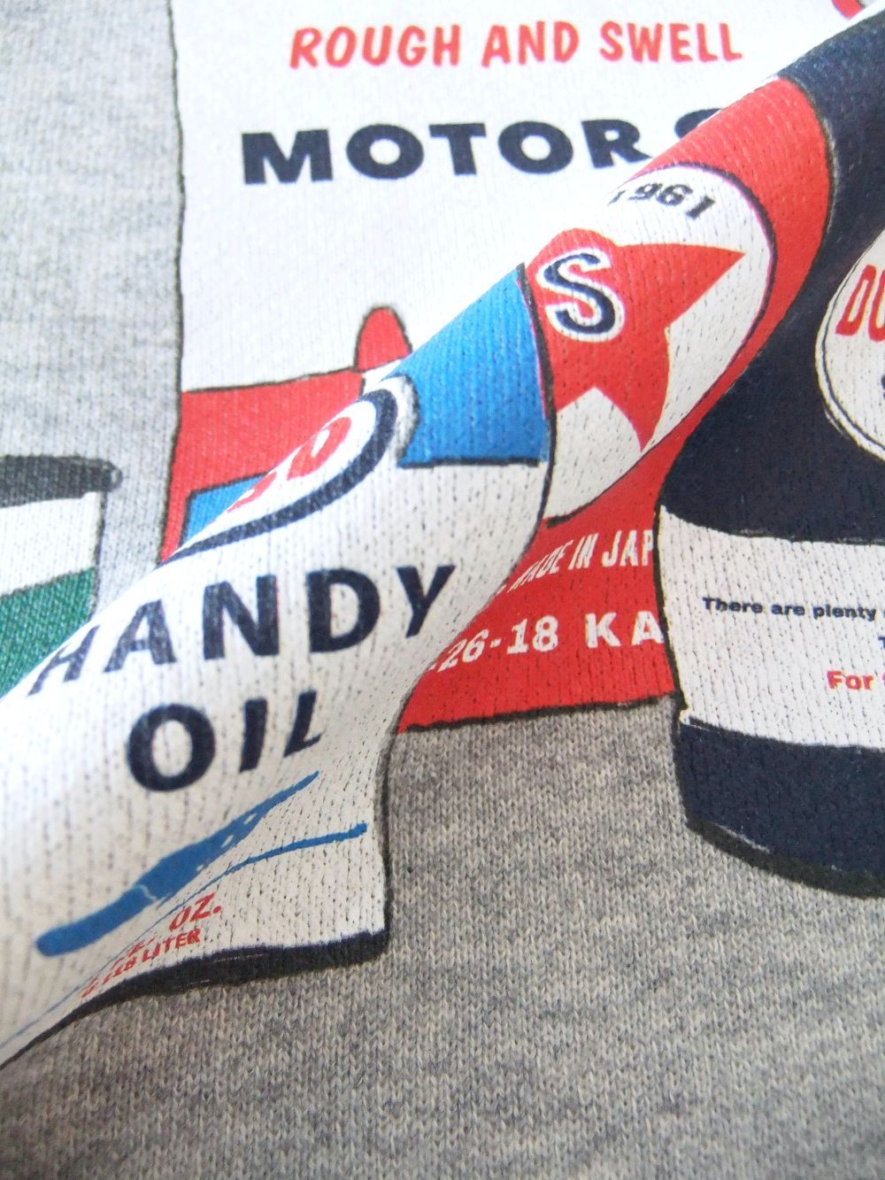 OIL CANS SWEAT  ロゴ入りトレーナー   RSM-23234