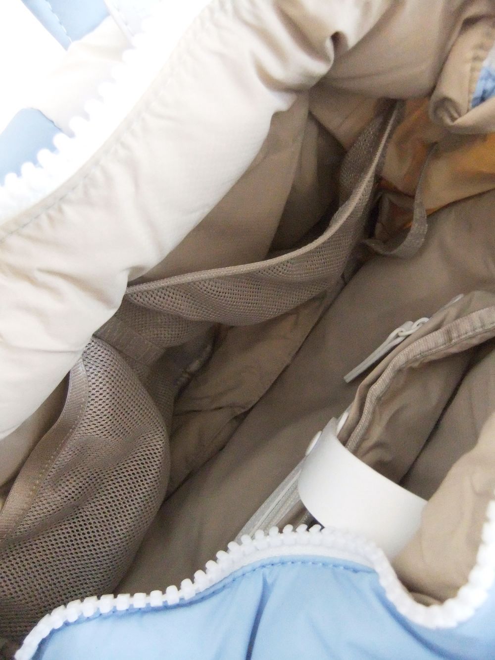 PORTER SMALL TOTE MATT STRIPES ポーター トート スモール バッグ  (ブルー×ホワイト)