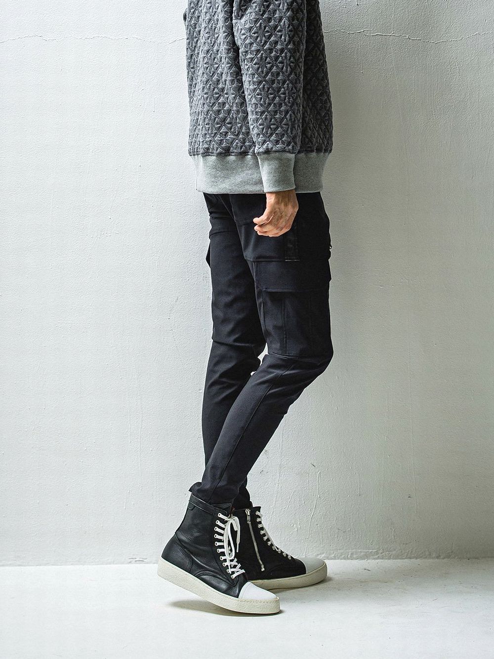 Darrell cargo PANTS  ダレル カーゴパンツ RC27-ST-010  (ブラック×ブラック)