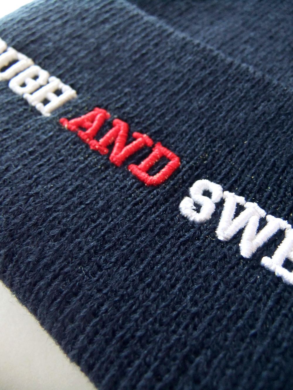 OXFORD BEANIE   (ネイビー)  ロゴニットキャップ    RSA-22204