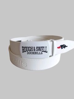 SLIDE BACKLE BELT      R&S ロゴベルト  (ホワイト)   RSA-26216
