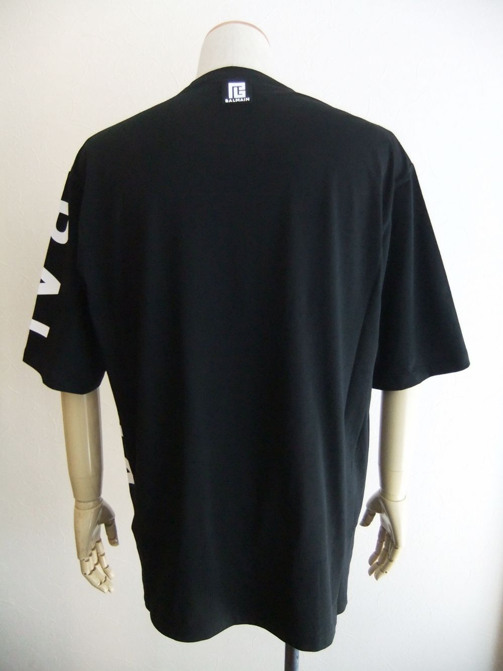 コットン オーバーサイズ Tシャツ  Balmain ロゴプリント  EHO15BB15