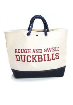 Duckbills Tote   キャンバストートバッグ (ネイビー)
