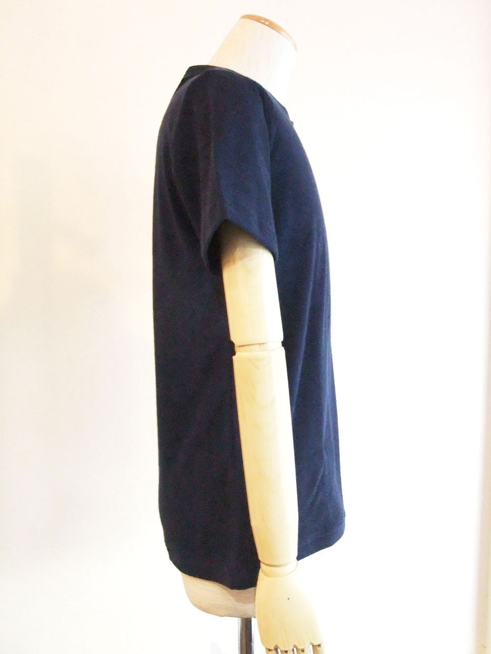 クルーネック 半袖パイルTシャツ ( ネイビー )   US/TC442-511501