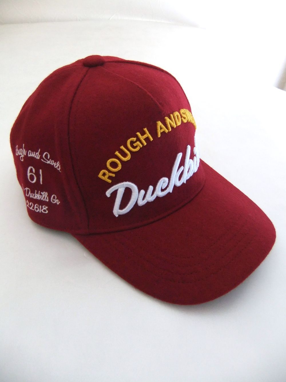 FLANNEL B.B Cap 3   ロゴ入りキャップ ( バーガンディ ) RSA-20203