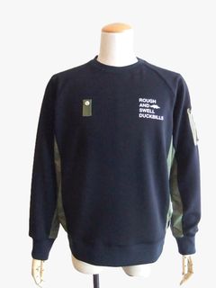 PHANTOM SWEAT    ロゴ入り 切替え トレーナー   RSM-26203