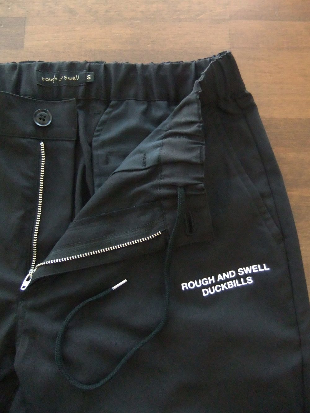 SASUKE EASY PANTS (ブラック) リブ  4WAY ストレッチ パンツ   RSM-23049