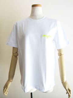 EMBROIDERY 胸 刺繍ロゴ  T-SHIRT  (ホワイト)   3241MDM540