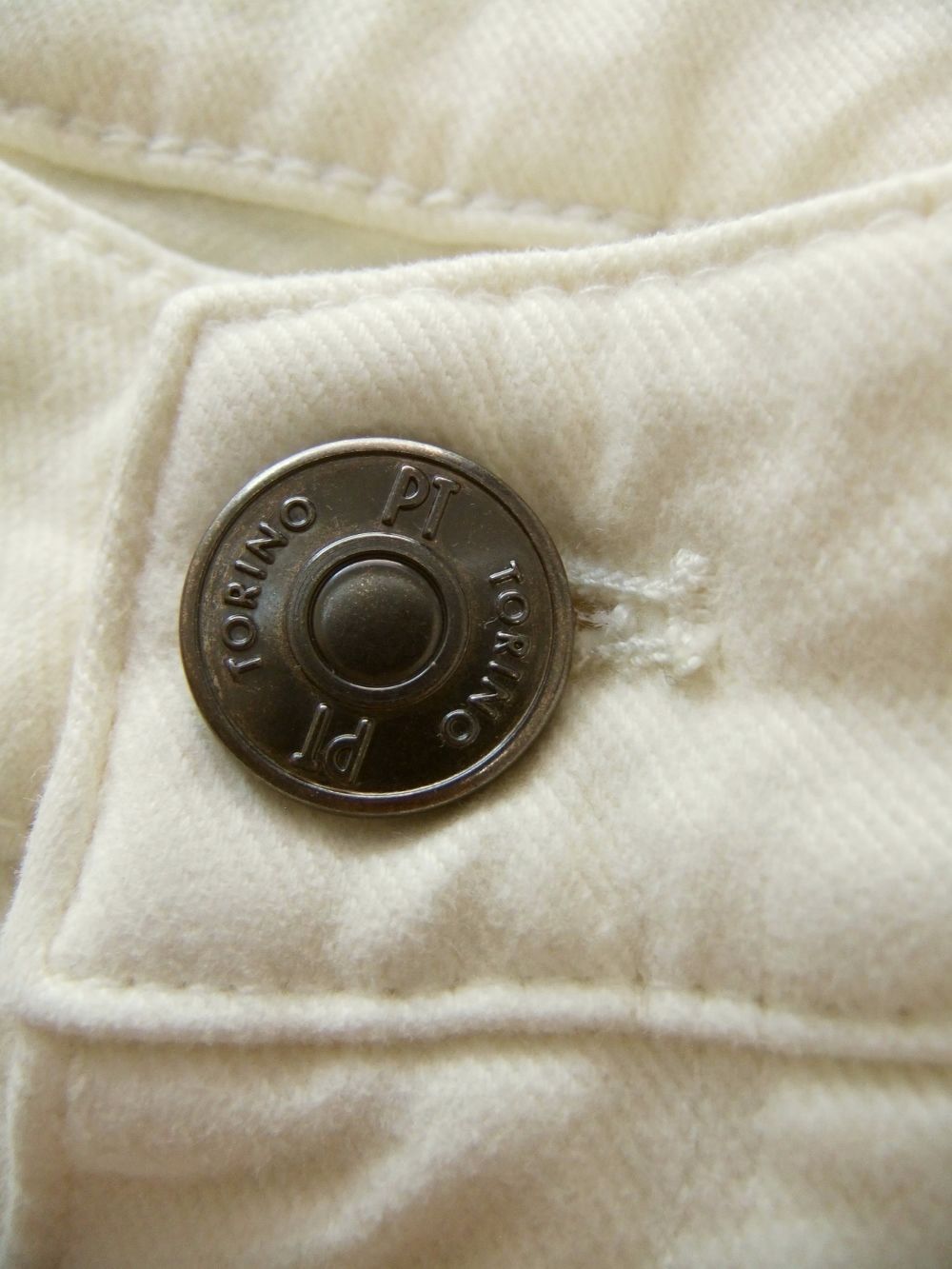 PT  TORINO  DENIM  (アイボリー) SWING ストレッチ スリム デニム