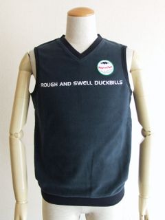 LOGO BALL VEST   (ネイビー) フリース ベスト  RSM-22223