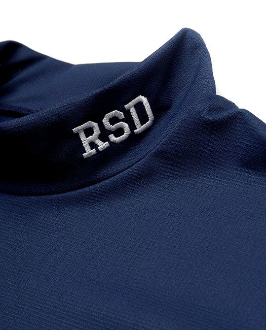SYMBOL MOCK  ( ネイビー )  モックネック 半袖ポロシャツ RSM-21042