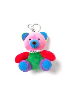 バッグ チャーム 【WOUF】 Rainbow Bear Charm （レインボー） CH250013