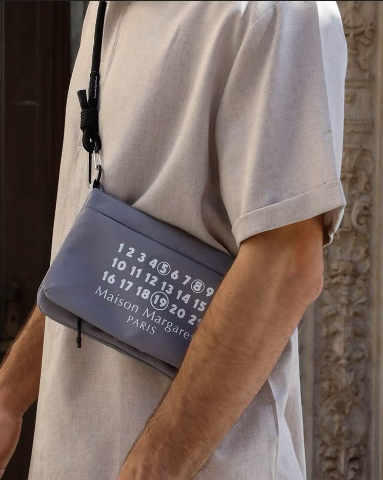 【MICALLE MICALLE Account】 HOMMAGE  MARGARET SHOULDER BAG（FOLDABLE）STRAP SET  (グレー) オマージュ ショルダーバッグ  MAC103GEE