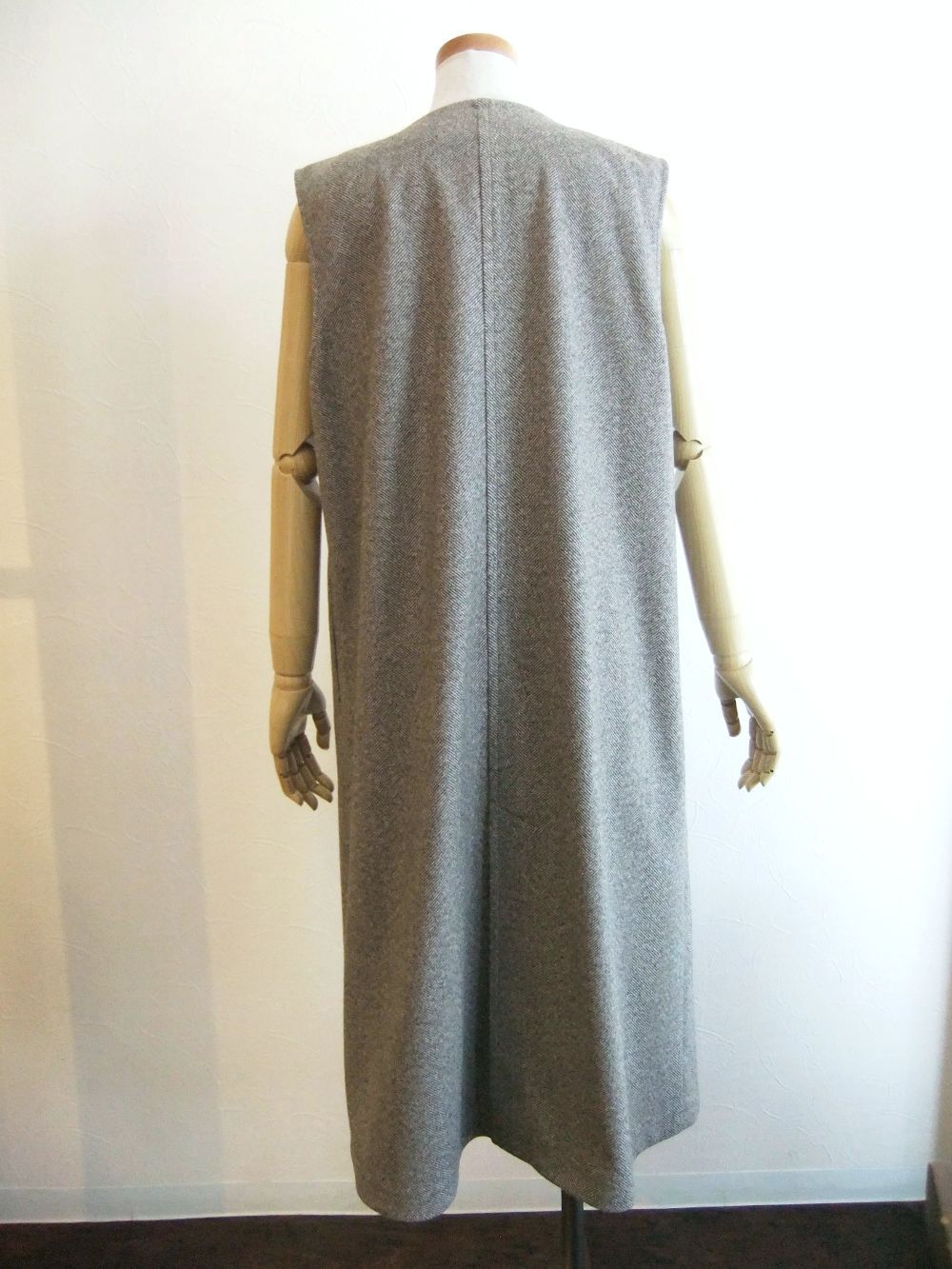 ジレ+ジャケット 重ね 2WAY ミリタリー ロングコート  SN-11139